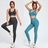 2 PCS Women Leopard Camouflage Yoga Set Beauty Back Fitness Sport Bra Quick Dry Hip Fitting Leggings Gym Roupas Femininas