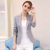 New Autumn Female blazer Jackets short blasers mujer women's slim long-sleeve woman suits coat work tops