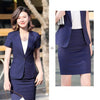 2022 Business Suit Female Summer Short-Sleeve Suit Formal Striped Interview Work Clothes Suit Skirt Women Professional Wear