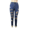 2022 Autumn Jeans Women High Skinny Patchwork Jeans Lady Slim Fit Pencil Pants Sexy Skinny Denim Jeans