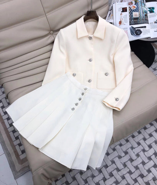 2023 Fall Spring Long Sleeve Classic Timeless Design Formal Fashionable Skirt Suit