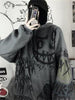 Aesthetic Hoodie Emo Sweatshirt Grunge Harajuku Anime Hip Hop Oversized Tops Punk Female Long Sleeve Gothic Clothes Kpop Hoodies