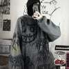 Aesthetic Hoodie Emo Sweatshirt Grunge Harajuku Anime Hip Hop Oversized Tops Punk Female Long Sleeve Gothic Clothes Kpop Hoodies