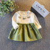 Baby Girl clothes spring plaid long sleeve dresses for newborn babies clothing infant baby girls birthday party princess dress