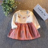 Baby Girl clothes spring plaid long sleeve dresses for newborn babies clothing infant baby girls birthday party princess dress