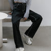 Baggy High Waist Denim Trouser 2022 Spring Casual Streetwear Black and White Femme Wide leg pants Straight Women's Jeans