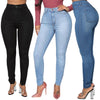 Elastic Slim Jeans Women 2022 Spring Sexy Girls Denim Pants Long Trouser Female High Waist Clothing Solid Zipper Woman