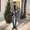 FINEWORDS Skinny Stretch High Waisted Jeans Women Push Up Casual Korean Jeans Streetwear Boot cut Jeans 2022 Autumn Pencil Pants