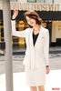 White Blazer Women Skirt Suits Work Wear Sets Ladies Business Suits Office Uniform Styles