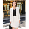 White Blazer Women Skirt Suits Work Wear Sets Ladies Business Suits Office Uniform Styles