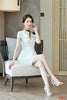 Formal Women Skirt Suits Ladies Busiess Suits Work Wear Clothes White Skirt and Jacket Sets Office Uniform Styles