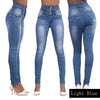 Goocheer   Woman Denim Pencil Pants Top Brand Stretch Jeans High Waist Pants Women High Waist Jeans