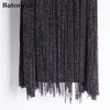 Great Gatsby Ombre Metal Chain Halter Black 1920s Fringe Flapper Charleston Dress Robe Sexy Party Bodycon Club Dress Vestid