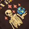 Hoodies Hip Hop Skull Skeleton Letter Print Hooded Sweatshirt Streetwear 2023 Harajuku Casual Loose Oversized Pullovers