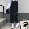 JMPRS Harajuku Women Jeans Loose Black Ankle-Length Denim Pants High Waist Casual Autumn Wide Leg Female Baggy Jeans