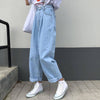 JMPRS Harajuku Women Jeans Loose Black Ankle-Length Denim Pants High Waist Casual Autumn Wide Leg Female Baggy Jeans