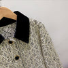 Knitted Shiny Suit French Light Lady  Coat + Skirt Woman Suit