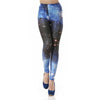 Brand New 3D Digital Black White Galaxy Legins Fashion Slim Sexy Leggins Printed Women Leggings Woman Pants