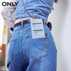 ONLY2022 summer loose straight leg slim and long high waist trendy jeans women | 120132530