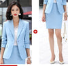 Office Work Skirt Suits for Women with Skirt Woman Business Blazer and Skirt Set 2 Piece Suit with Skirt and Jakcet