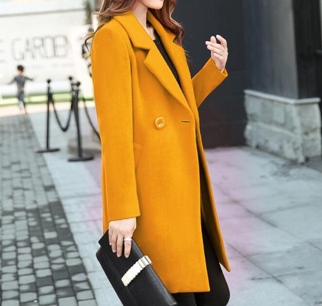 Plus Size 4XL Spring red Long Jacket Female Coats Blazer Feminino