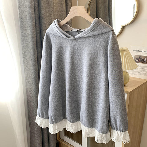 Plus Size Hoodies 4XL Long Sleeve Zip-up Winter Autumn 2023 Harajuku Sporty Grey Blouses Cotton Loose Casual Sweatshirts