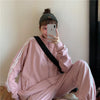 Sets Women Tracksuits Fall Stylish Female Casual Long Sleeve Outfit Sweet Ulzzang Trouser Basic Ins Teens Outwear Baggy Harajuku