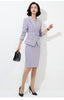 Skirt Suit Two Piece Set Women Elegant Formal Office Ladies Slim Fit  Blazer Jacket and Skirt Work Business Clothes Female