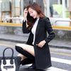 Spring Autumn Women's Blazers Jacket 2022 Korean Slim Elegant Casual Fashion Long Suit Blazer Female Tops Orange White Black Red