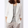 Summer Blazer Women Plus Size Short Sleeve White Casual Blazers Women Mantel Damen Jas Dames Louson Femme Ladies Coats XB27