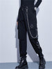 Teachwear Cargo Pants Y2k Cyber Punk Streetwear Female Aesthetic Track Casual High Waist Slim Joggers Women Chain Trousers