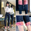 Woman Pants 2022 Women Girls Thermals Fleece Denim Leggings Warm Slim Stretch Trousers Pants Jeans Mujer Pantalones