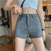 Women Shorts Jeans Sheath Summer Side Zipper High Waist Sexy Slim Ins Chic Bodycon Korean Ins All-match Kpop Y2k Ulzzang