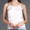 Women Silk Satin Fabric Tops Summer Sexy Y-style Harness Vest Camisole Tops