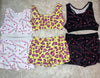 Women Summer Two Piece Set 2023 Casual Home Wear Printed Vest Crop Tops Shorts 2Pcs Set Tracksuits Sportswear Sleepwear